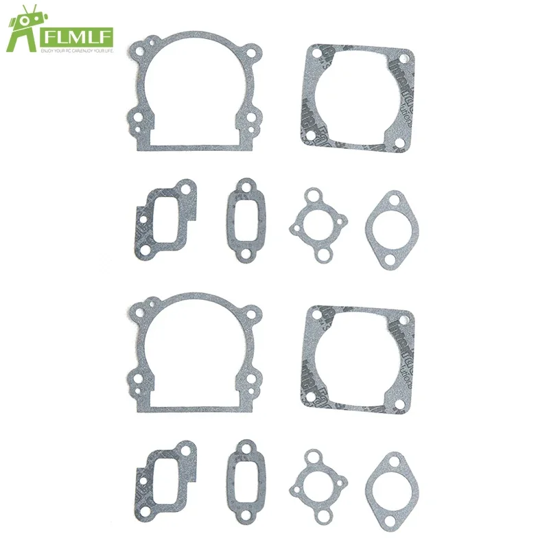 4 Bolt Gasket Set for 32cc 36cc Engine for 1/5 Hpi Rofun Rovan Km Baja Losi FG Rc Car Toys Parts GoPed