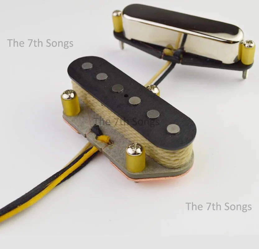 Electric Guitar TL 1964 Set/Bridge Pickup 7.4K 9.6K 60S Hot Classics Alnico 3 Magnet Stagger Pole/Flat Pole