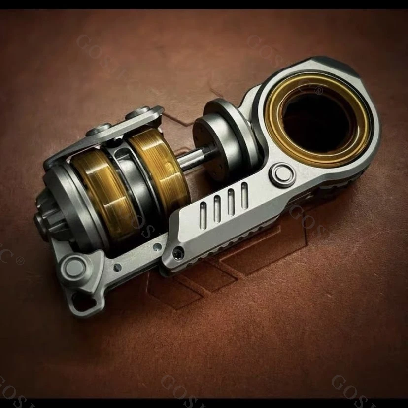 LEPAI EDC السقاطة المغناطيسية متعددة الوظائف مركب اللعب الفولاذ المقاوم للصدأ الكبار اللعب الحسية تململ سبينر الإصبع الدوران