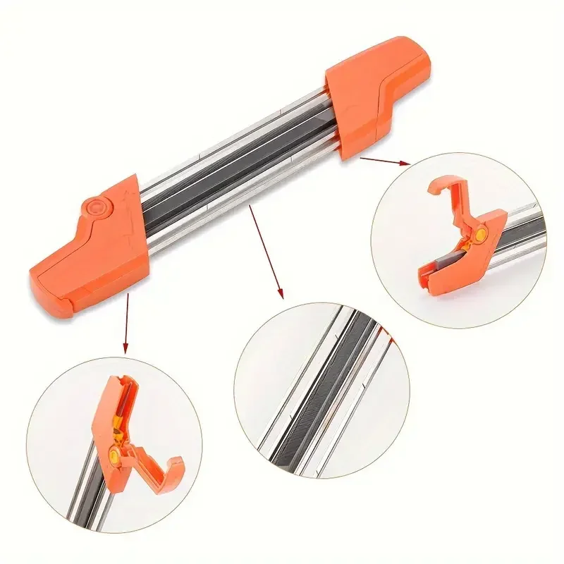 

Manual Chainsaw File Fits 4.0/4.8 Mm Whetstone 2 In 1 Chain Sharpener Chains Grinding Tool