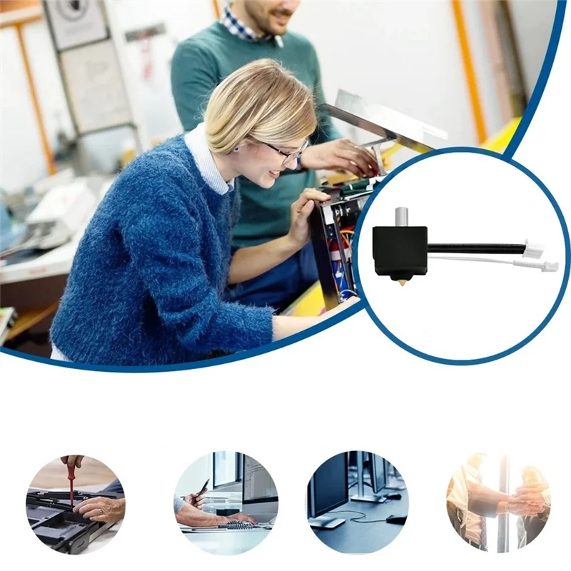 A47F-ترقية Hotend ل Ender3 V3SE رأس الطباعة فوهة 0.4 مللي متر فوهة نحاسية Hotend أجزاء طابعة ثلاثية الأبعاد