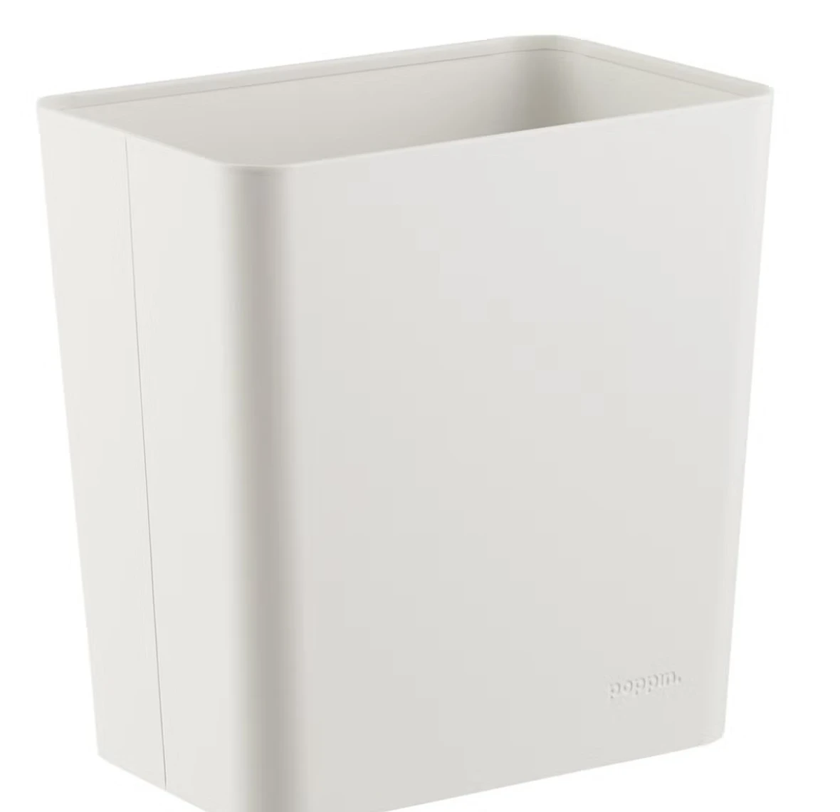 

Poppin Powder Coated Wastebasket White