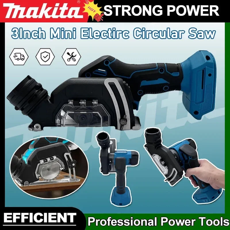 

Makita Cordless Rechargeable Handheld 3Inch Mini Brushless Electric Circular Saw Electirc Cut Off Grinder Tool 18V Battery