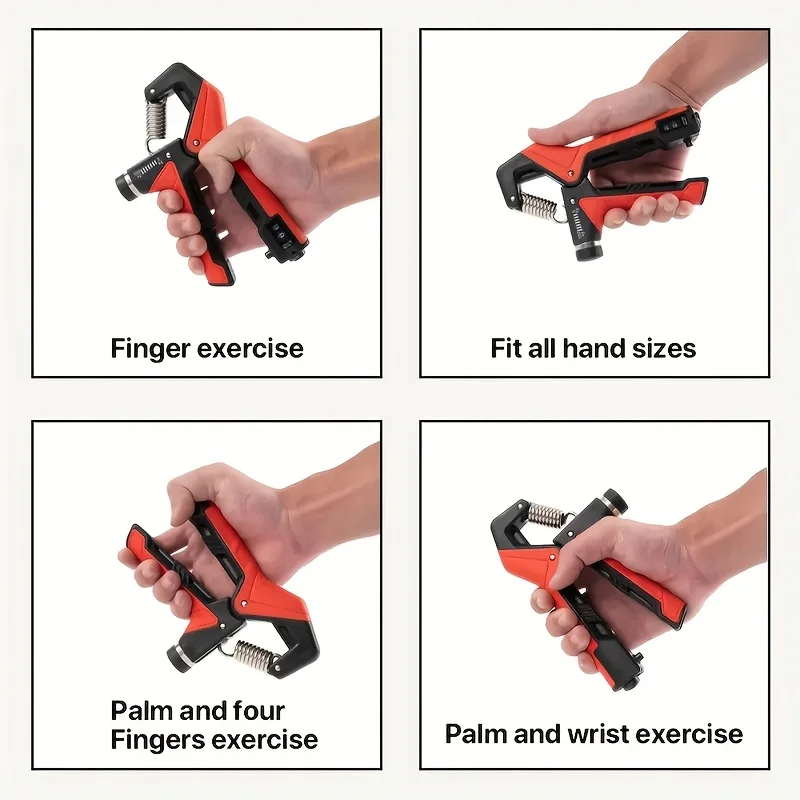 5-100kg Adjustable Grip Strength Trainer Muscle Exercise Fitness Equipment, Durable ABS Material, Muscle Enhancement and Recover