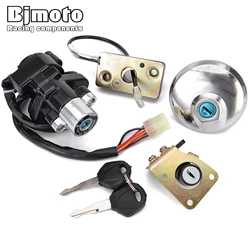 GZ 125 250 Fuel Gas Cap Ignition Switch Seat Lock Key For Suzuki GZ125 1998-2003 GZ250 1999-2011