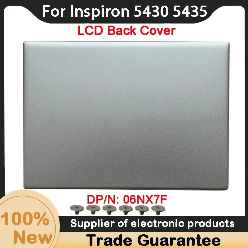 Funda trasera LCD para Dell Inspiron 5430 5435, cubierta inferior 06NX7F 6NX7F, 0KKNJY/0FPV6V, novedad