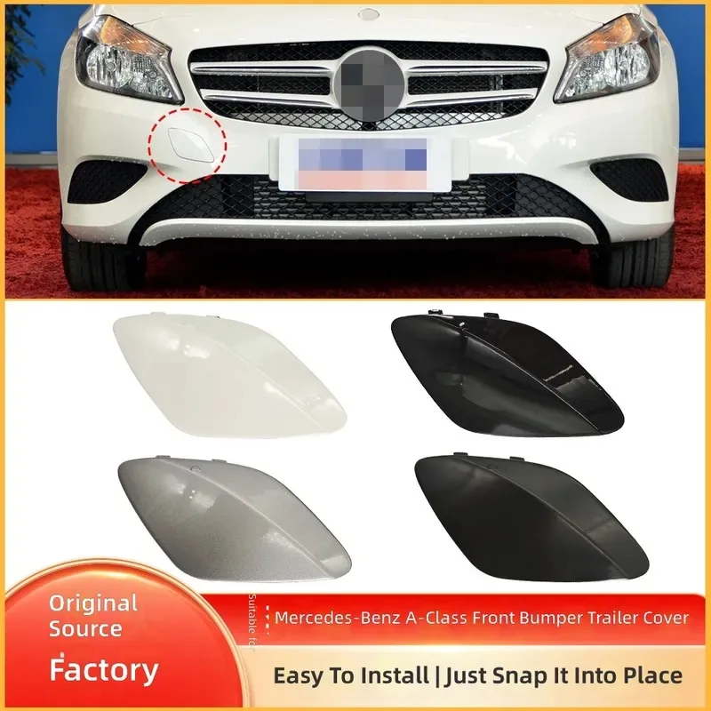 for Mercedes Benz A Class W176 Front Tow Hook Cover Plate Trailer Towing Eye Cap 1768850122