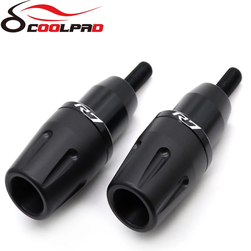 YZF-R7 vücut çerçeve Slider Crash koruyucu YAMAHA YZF R7 2021 2022 motosiklet aksesuarları düşen Bobbins koruma Moto logosu