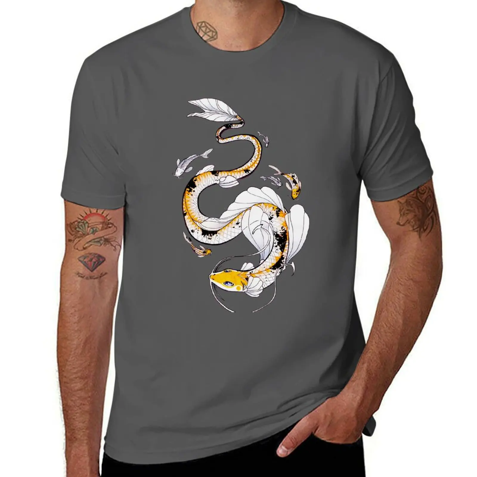 

Koi Dragonfish T-Shirt Funny t-shirt football t shirt man t shirt vintage graphic tee anime shirts men