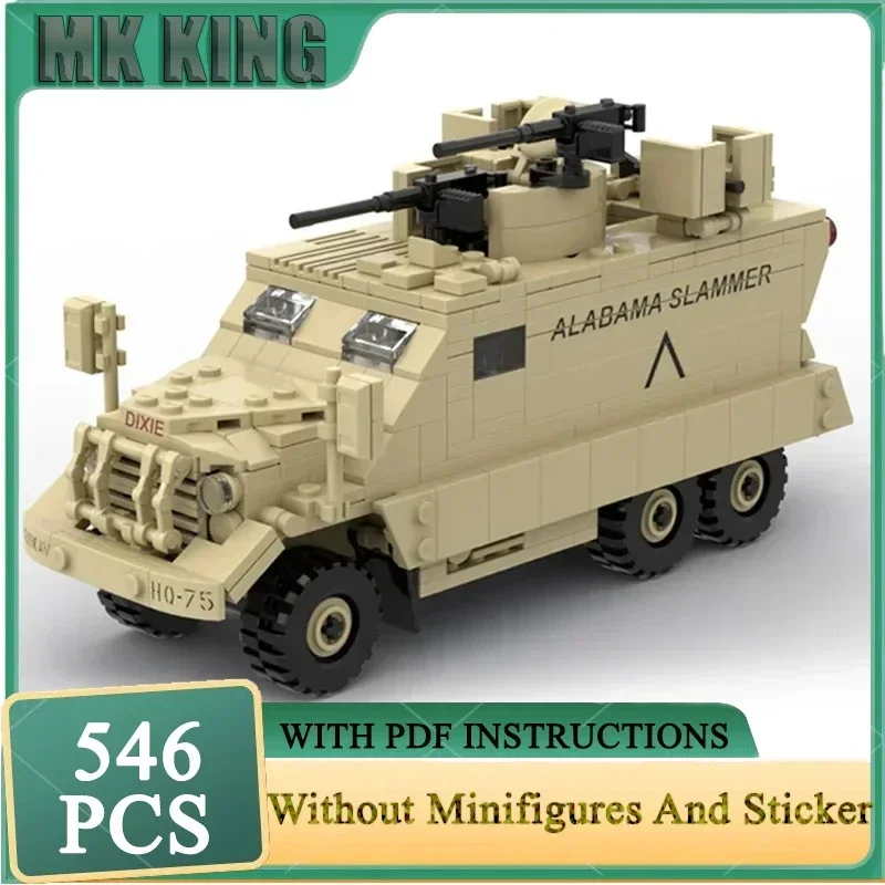 

Moc Building Block Модульный M818 Модель пистолета-грузовика Технология Кирпич DIY Сборка Военный Ирак Автомобиль Серия Игрушек Для Праздничных Подарков