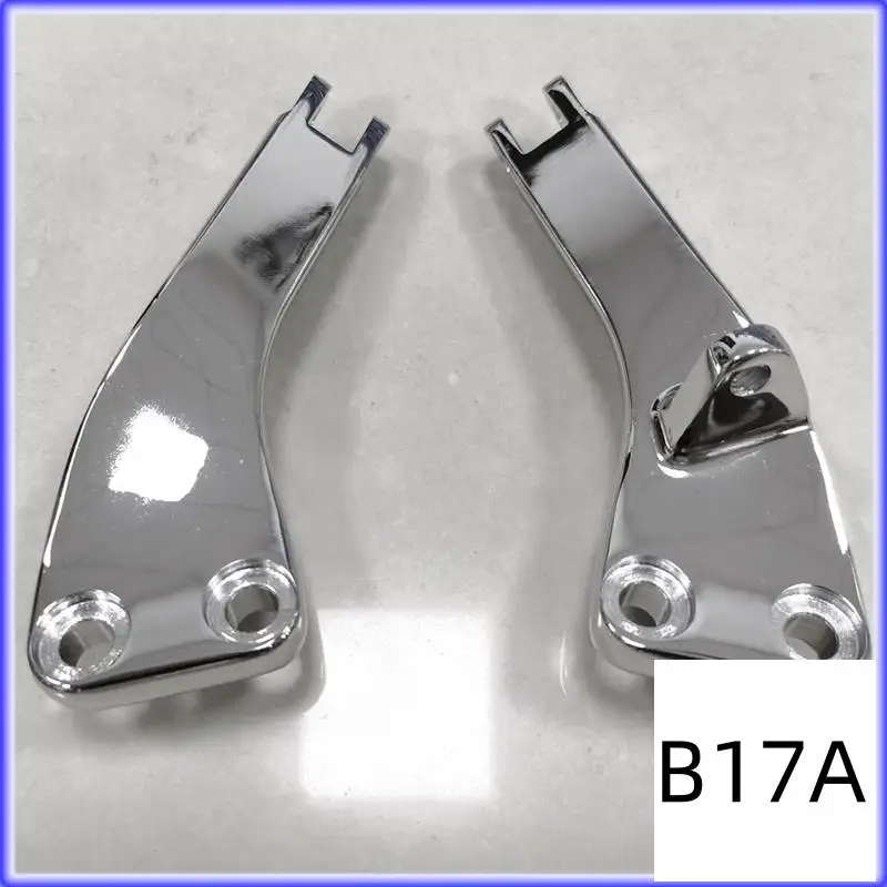 

BT-Chrome Passenger Foot Peg Mount Bracket Accessories Parts Kit For Dyna Super & Wide Glide 06-17