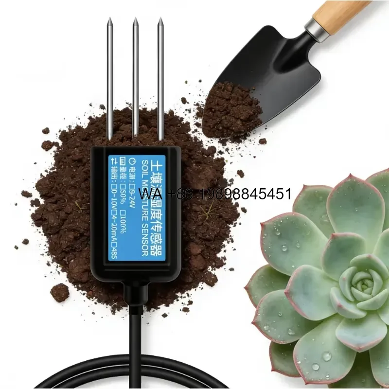 Wmwmnu Hot Selling Wireless Soil Tester Temperature and Humidity Sensor for Intelligent Agriculture Supporting OEM