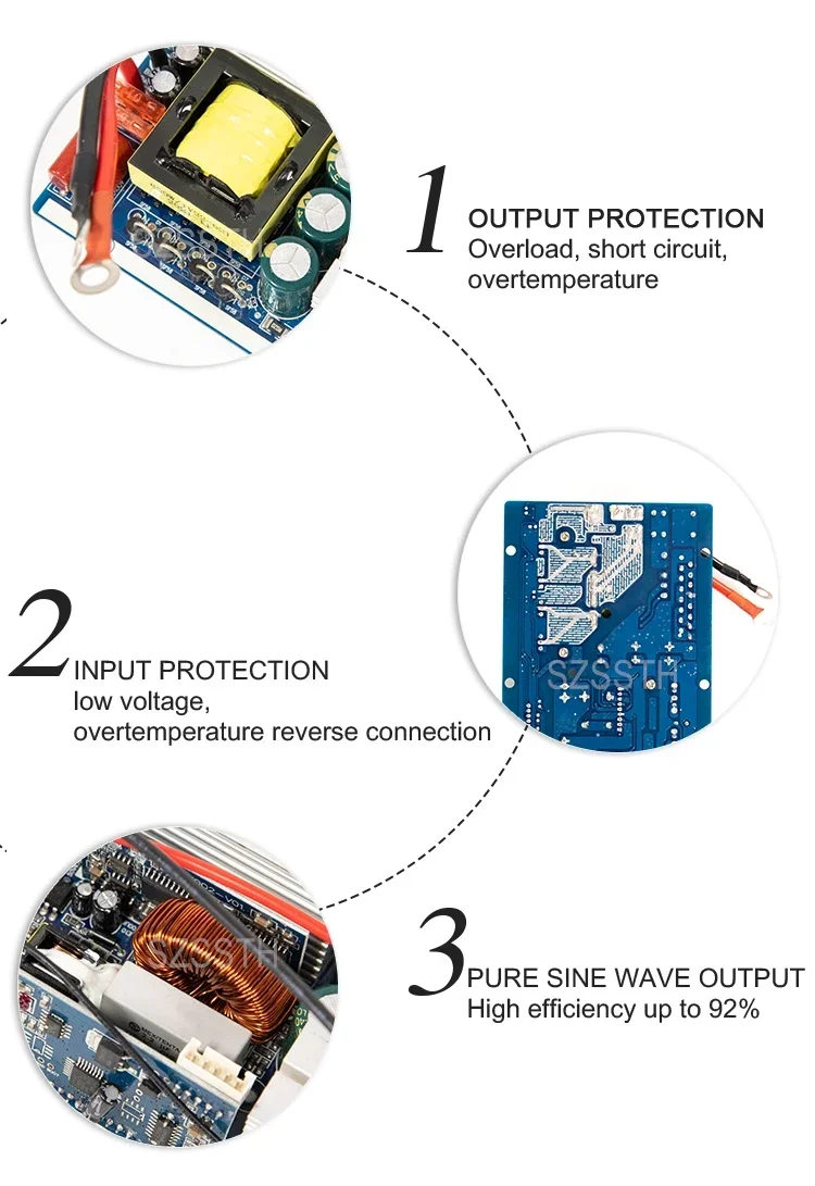 Inverter PCB 600W Tersedia, 12 Volt DC 220V AC, Inverter Gelombang Sinus Murni, Papan Sirkuit Inverter 600 Watt, Kit Inverter PCB