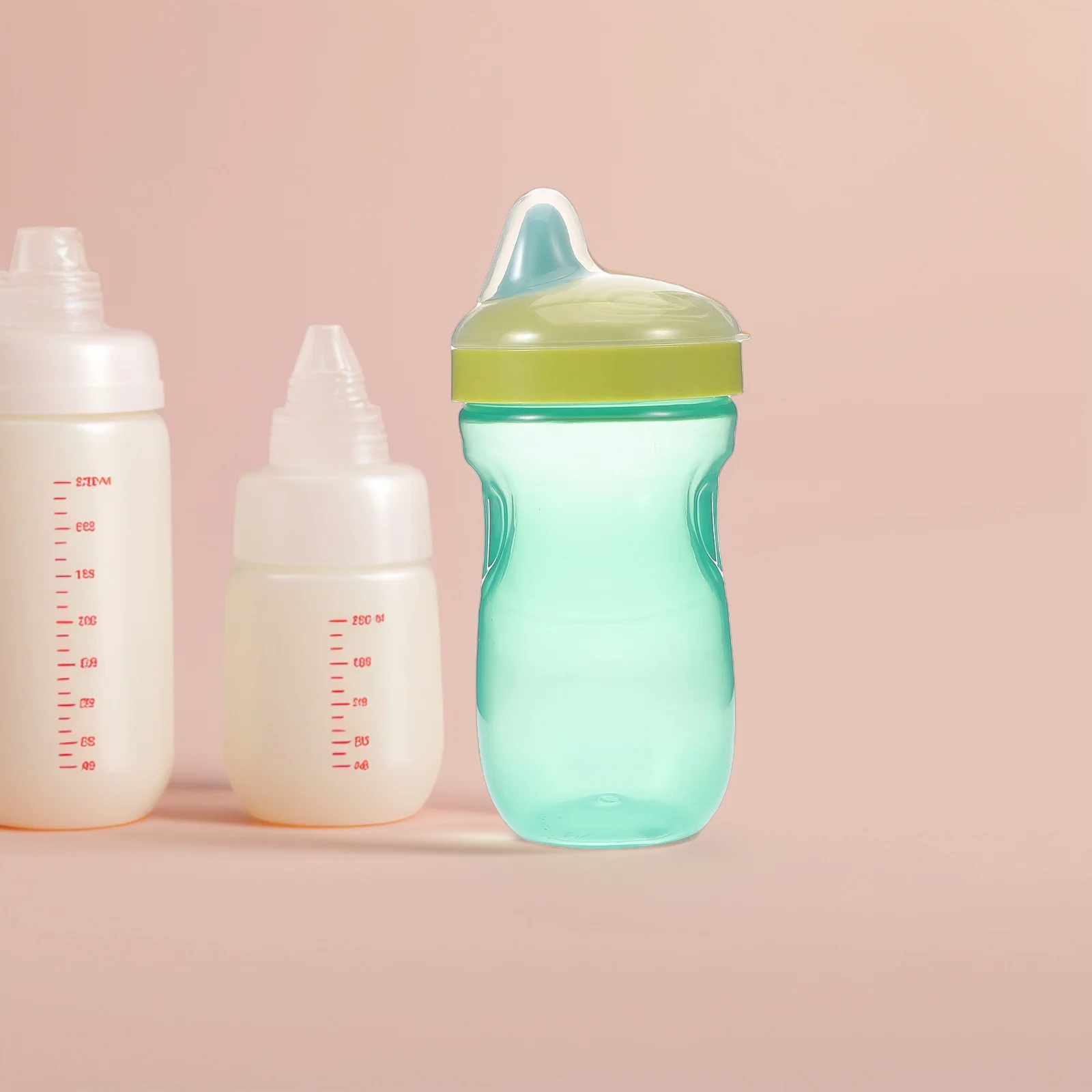 

Toddler Drinking Bottle Large Capacity Spill Proof Hard Spout Training Cup Non Spill Kids Cup Portable Travel Baby Water Bottle