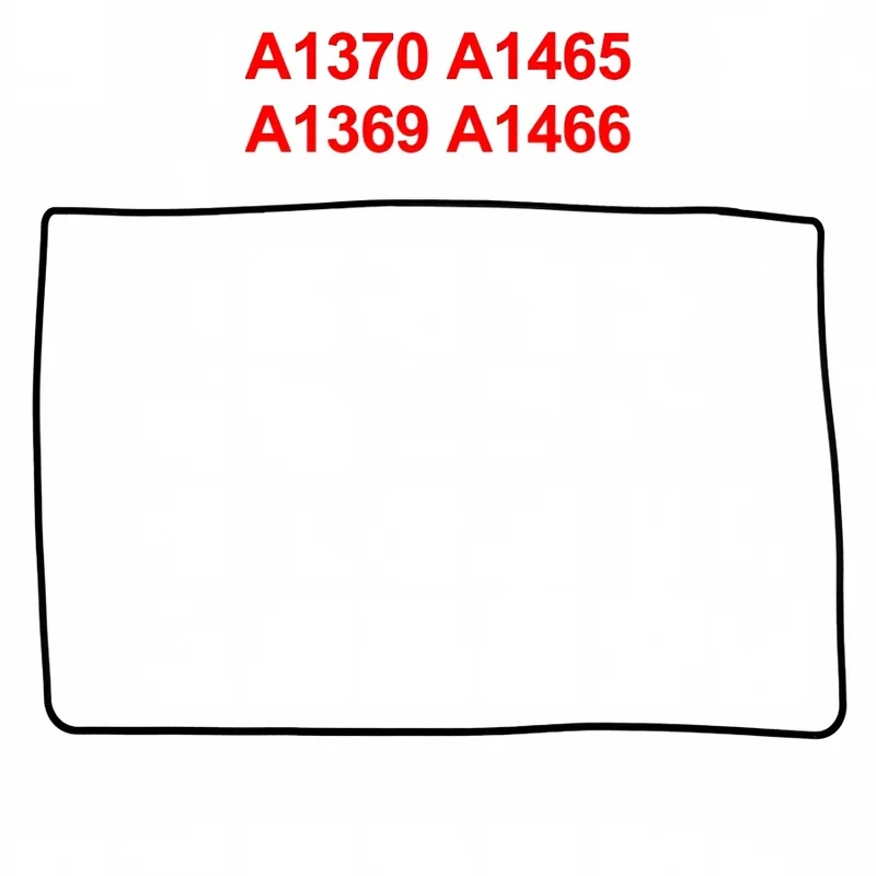 LCD Screen Rubber Bezel Frame, Compatible with A1706 A1708 A1932 A2141 A2442, Notebook Display Rubber Ring Spare Part