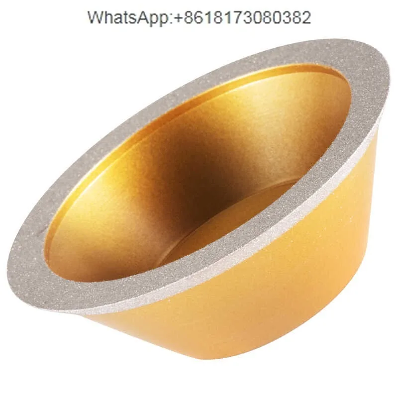 Alloy bowl shaped grinding wheel 45 degree  blade grinding machine grinding steel knife parallel diamond