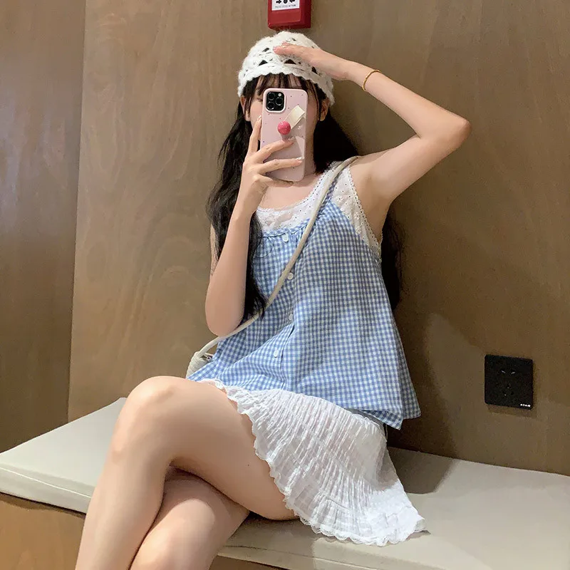 Saia curta de renda branca, primavera e outono verão nova saia de bolo estilo balé feminino, cintura alta linha a saia meia fofa