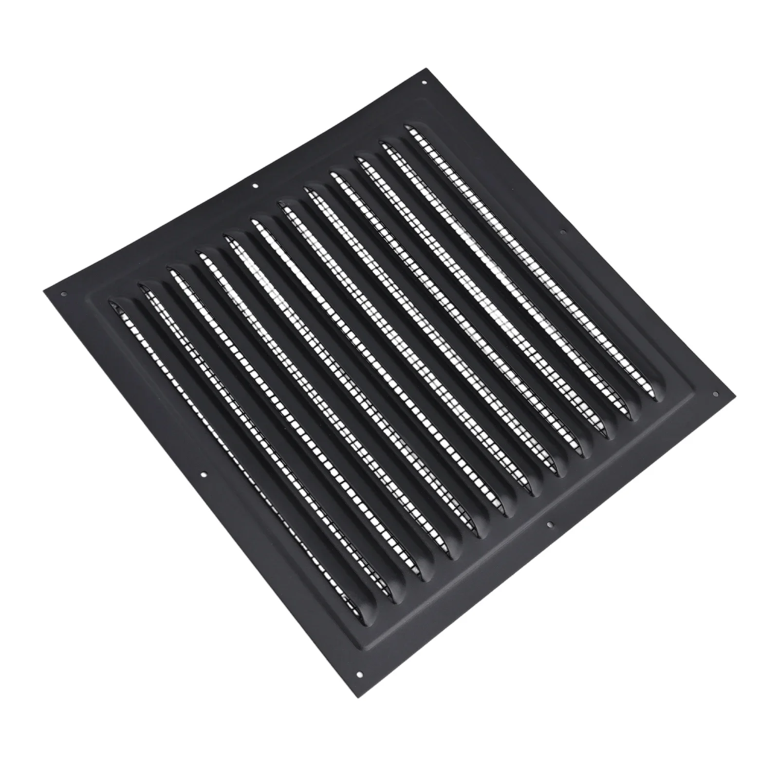 

250x250mm Vent Cover Exterior Wall Grille Reliable Well-crafted Aluminum Alloy Easy Installation Office Ventilation