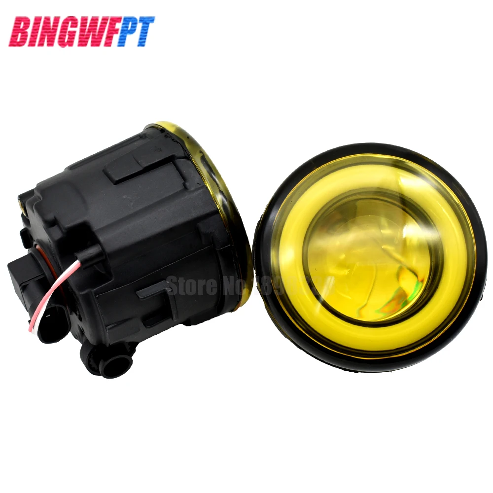 2 sztuk Super jasne LED światła przeciwmgielne + anioł oko biały dla Nissan x-trail (T31) zamknięty pojazd terenowy 2007-2013 — zdjęcie 7