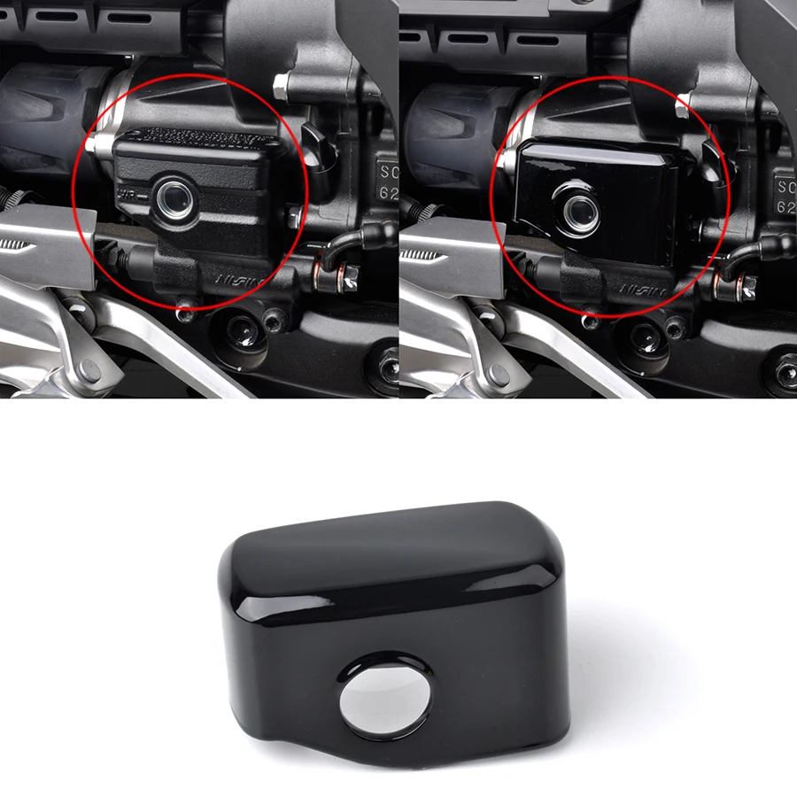 

Panical For Honda Gold Wing GL1800 F6B Dct Tour Airbag 2018-2024 Black Chrome Rear Master Cylinder Cover Trim