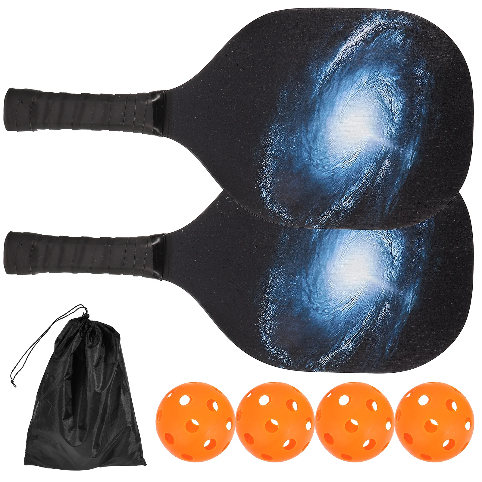 

1Set Pickleball Paddle Hole Ball Kit Portable Outdoor Anti-Slip Grip Paddle Lightweight Sports Exercise Supplies