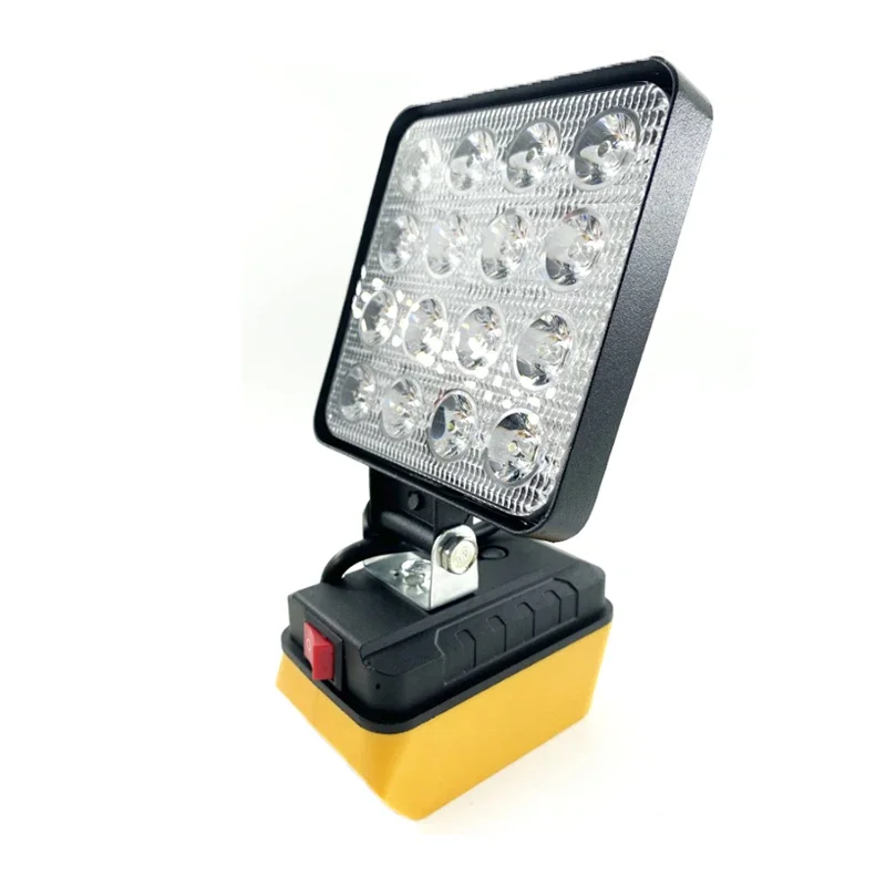 Imagem -05 - Portátil Led Luz de Trabalho para Dewalt Iluminação Exterior Lâmpada de Trabalho Camping Lanterna 18v 20v Lithium Battery 4