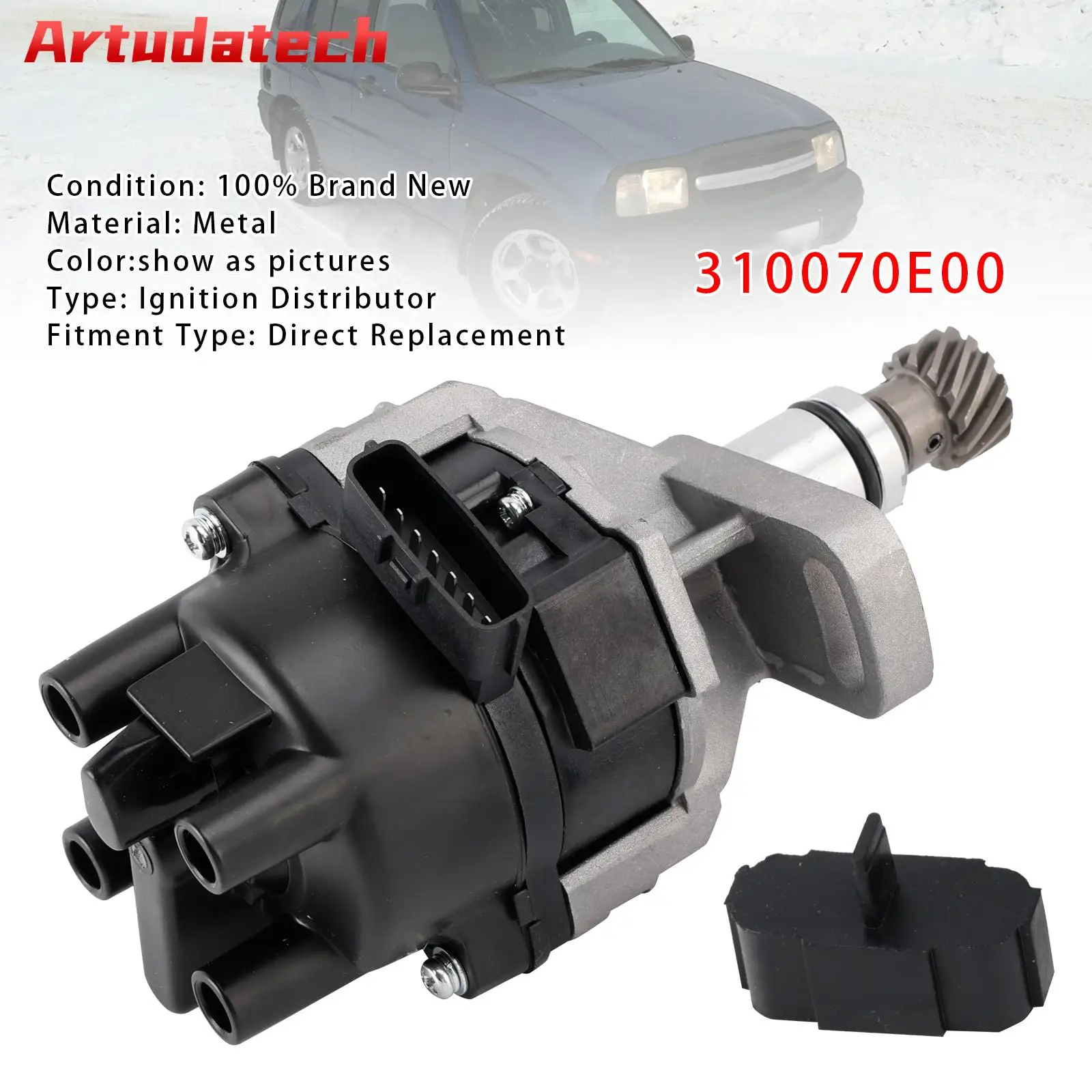 

Artudatech Ignition Distributor with Rotor 310070E00 For Chevrolet Tracker 1998-1998 Car Accessories
