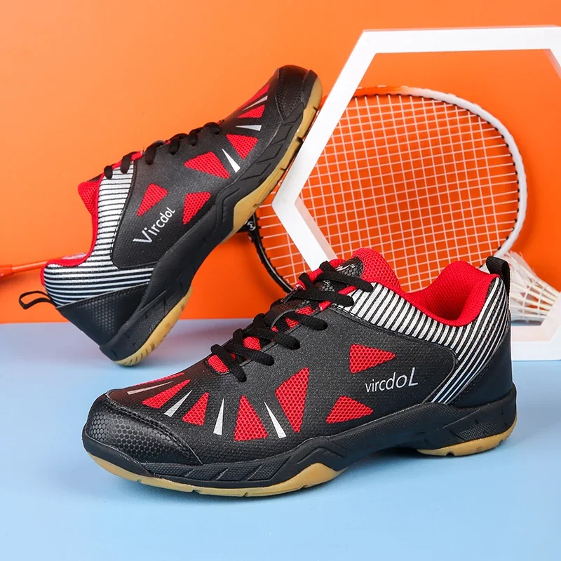 

Men Badminton Tennis Shoes Men Indoor Outdoor Court Training Shoe Racketball Squash Volleyball Sneaker Shoe