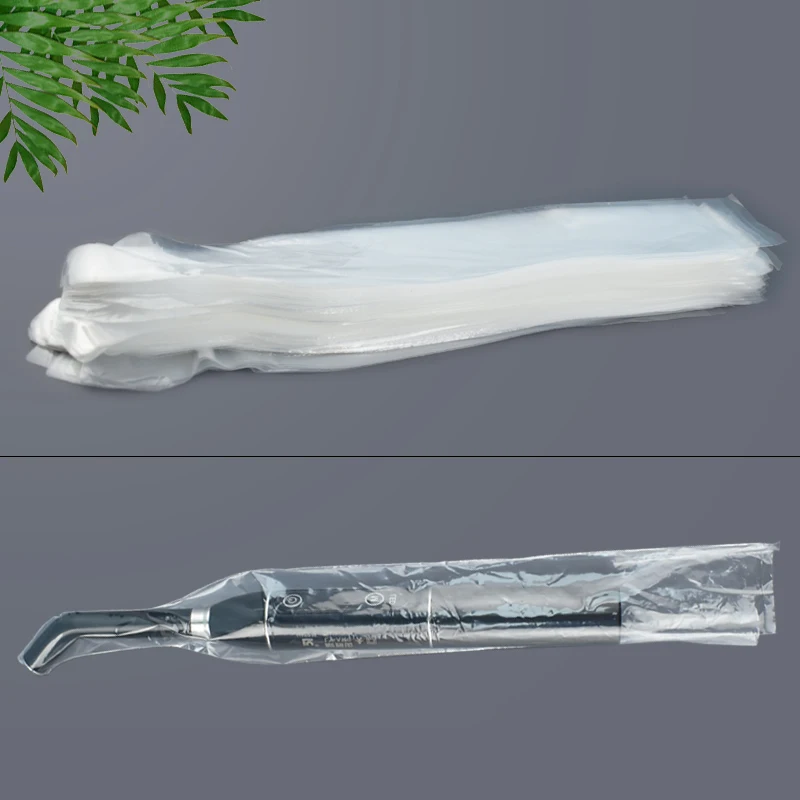 500Pcs Dental Camera Protective Cover Led Curing Light Protective Film Disposable Poly Plastic Protective Cover