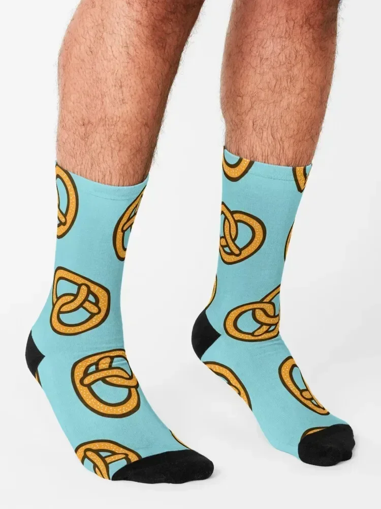 I Heart Pretzels Pattern Socks aesthetic christmas gifts cute Stockings compression Male Socks Women's