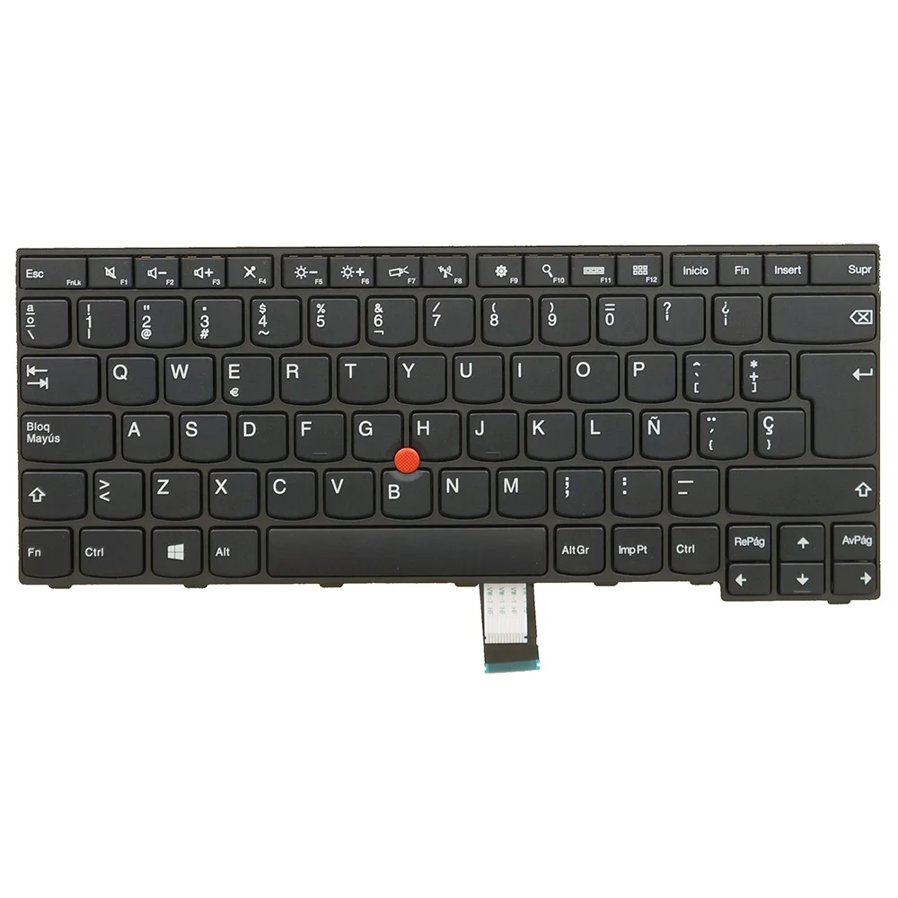 Spanish SP Laptop Keyboard for Lenovo Thinkpad E450 E455 E450c E460 E465 04X6191 04X6151 04X6111 Fit 04X6104 04X6144 04X6184