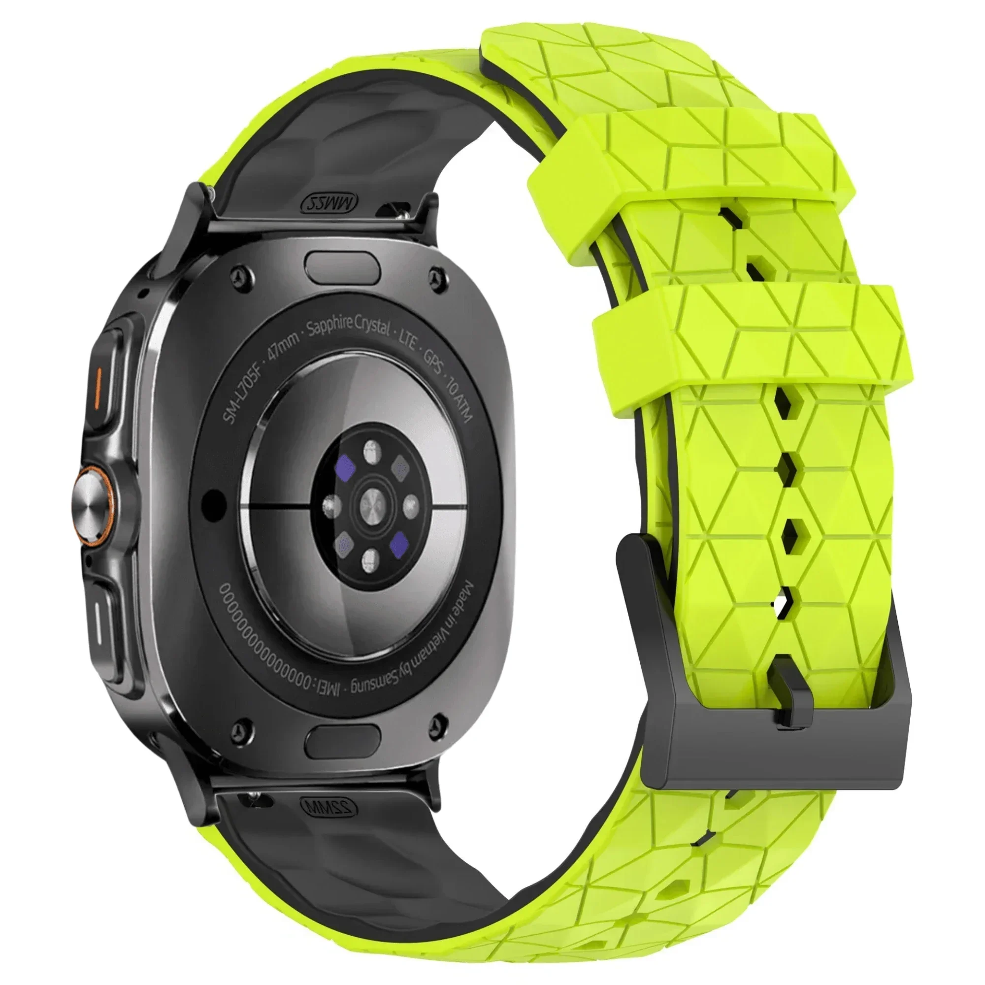 Football Pattern Silicone Strap For Samsung Galaxy Watch 8 7 Ultra 47mm Replacement Wristband Galaxy Watch 7 Ultra Bracelet Belt