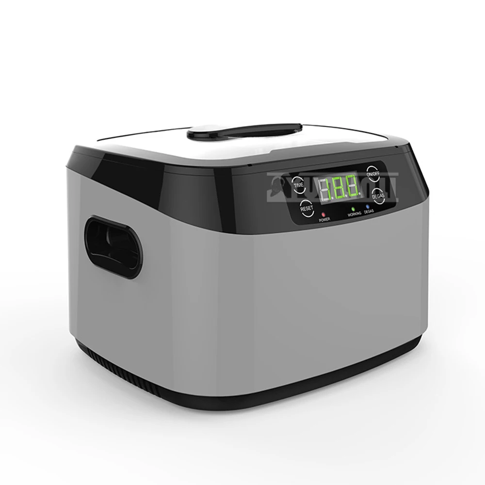 Household Ultrasonic Cleaner Glasses Watches Jewelry Circuit Board Nozzle Ultrasonic Cleaning Machine 1.2l 70w