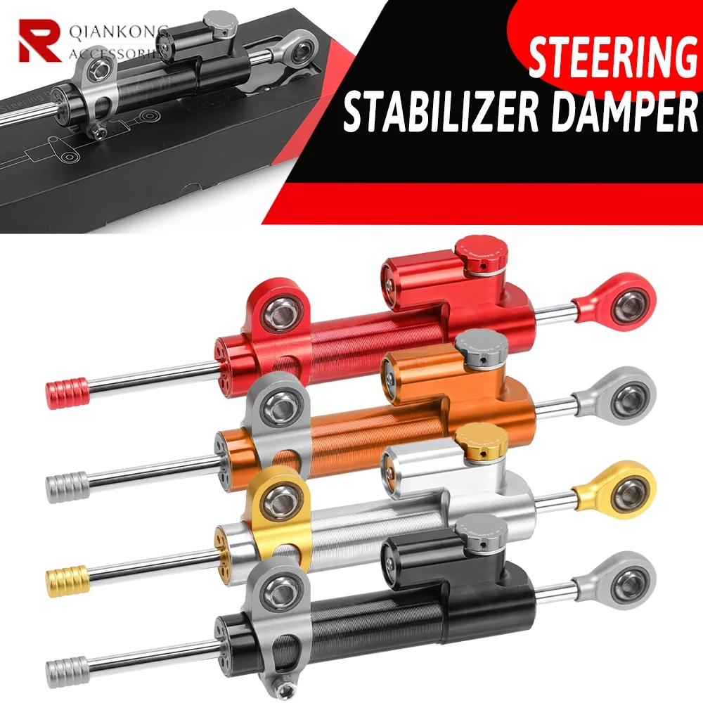 

Universal Motorcycle For Yamaha MT125 MT25 MT03 MT07 MT09 MT10 FZ09 FZ07 XSR700 MT Adjustable Steering Damper Stabilizer 255mm