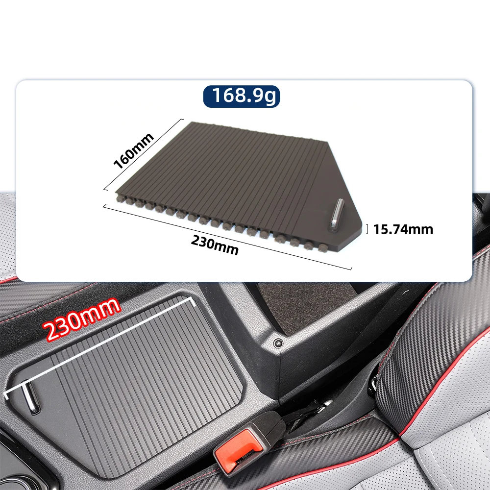 

Shutter Water Cup Holder Cover Curtain Beverage Armrest Storage Box Cover Car Center Console Curtain For Volkswagen taos Tarok