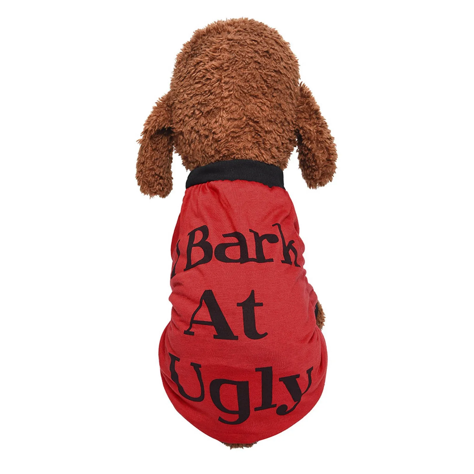 2023 Winter Pet Dog Clothes Interesting English Christmas Red Creative Pet Clothes Dogs Jacket Clothing Pet Costume Dogs Clothes