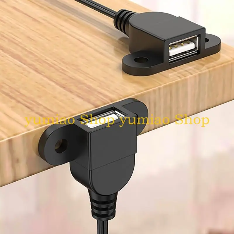 587B USB Charging Cord USB Splitter Y Cable USB A 1 Male to 2 Female Extension Cord