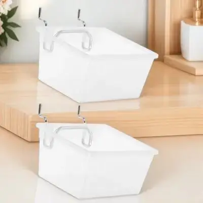 

2 set Pegboard 2 Sets Thick Storage Bins For Nails Screws Heavy Duty Garage Organization Utility Bins Wall Mount Tool Organizer