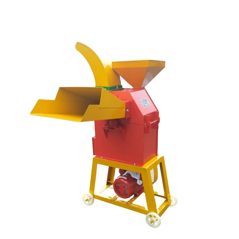 

Field Straw Chopper Grain Grinder Feed Mill Hammer Crusher Chaff Grass Crop Cutter For Animal Feeds