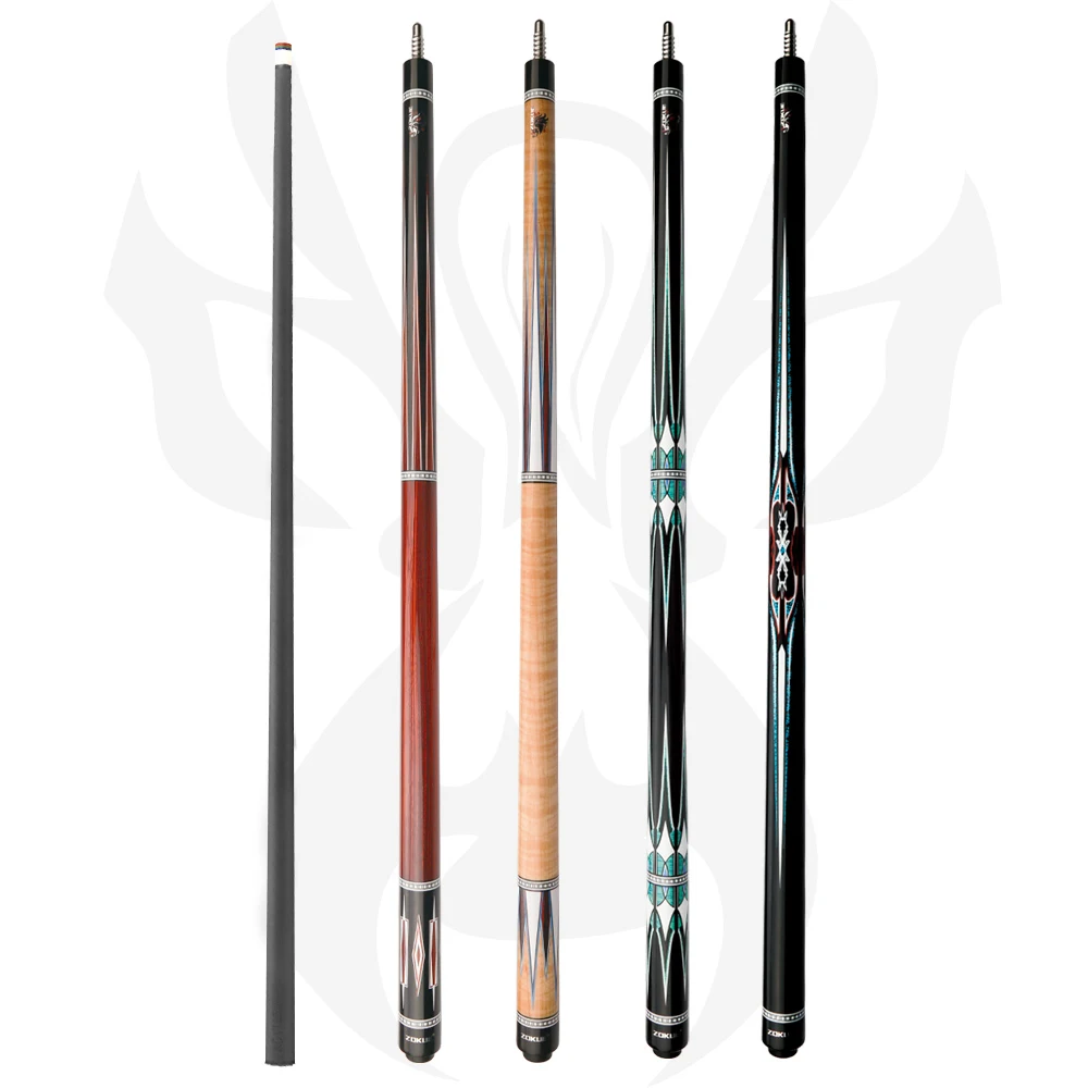 ZOKUE KONLLEN Carom Stick Carbon Fiber Shaft Maple Shaft Carom 3 Cushion Cue Carom Cue Taper 12mm Tip 142cm Libre Cue