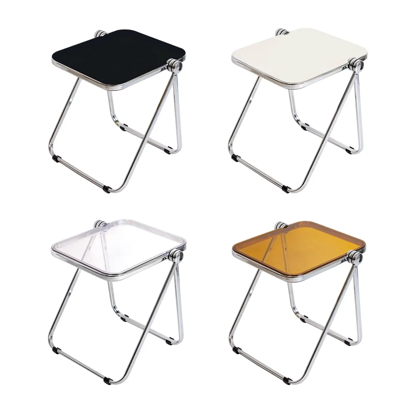 Folding Tray Table Multipurpose Practical Small Space Stable Small Folding Table for Bedroom Home Living Room Dormitory Office