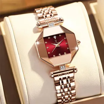 POEDAGAR luxury fashion women&#x27;s watch high quality Casual diamond stainless steel waterproof quartz ladies watch Zegarek Damski