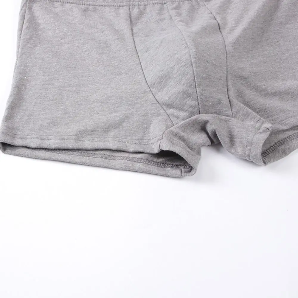

5PCS Breathable Loose Cotton Boxer Briefs Mid Waist Lingerie Underwear for Men Panties Simple Shorts Underpants Men