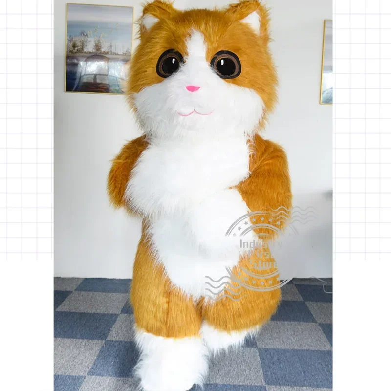 

2M/2.6M/3MCute Cartoon Cat Inflatable Costumes Adult Fancy Party Costumes Adult Kids Party Halloween Christmas Cosplay Costumes