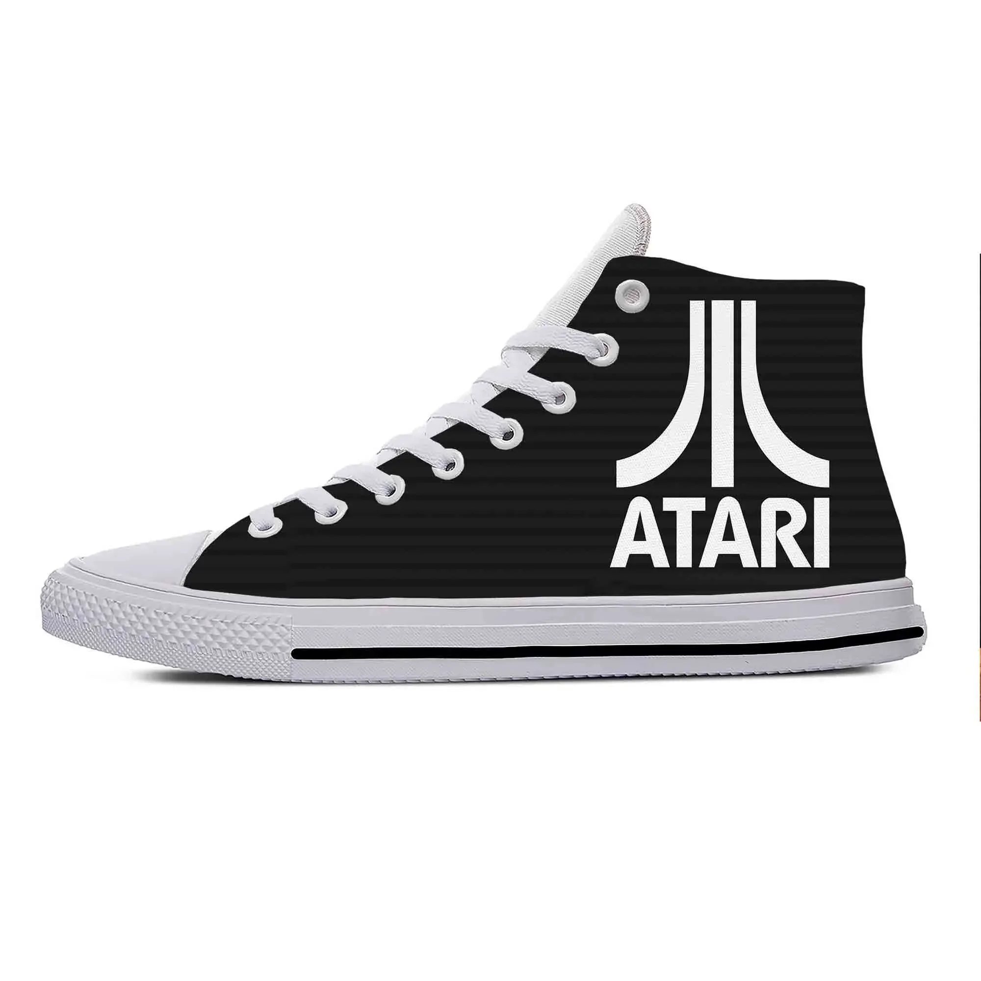 Anime Cartoon Manga Game Atari Cool Funny Latest Casual Shoes High Top Lightweight Breathable Men Women Sneakers New Board Shoes