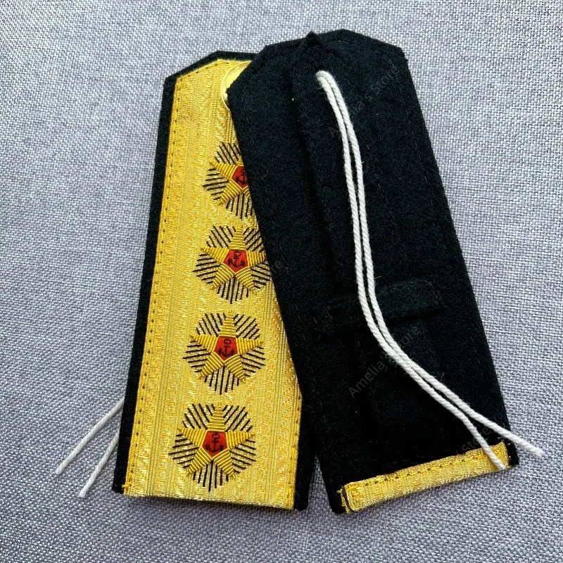 Epauletas tipo 55 de la Marina armada de la liberación del pueblo chino, hombrera con bandera General para oficiales, nudo de tablero con marca de hombro