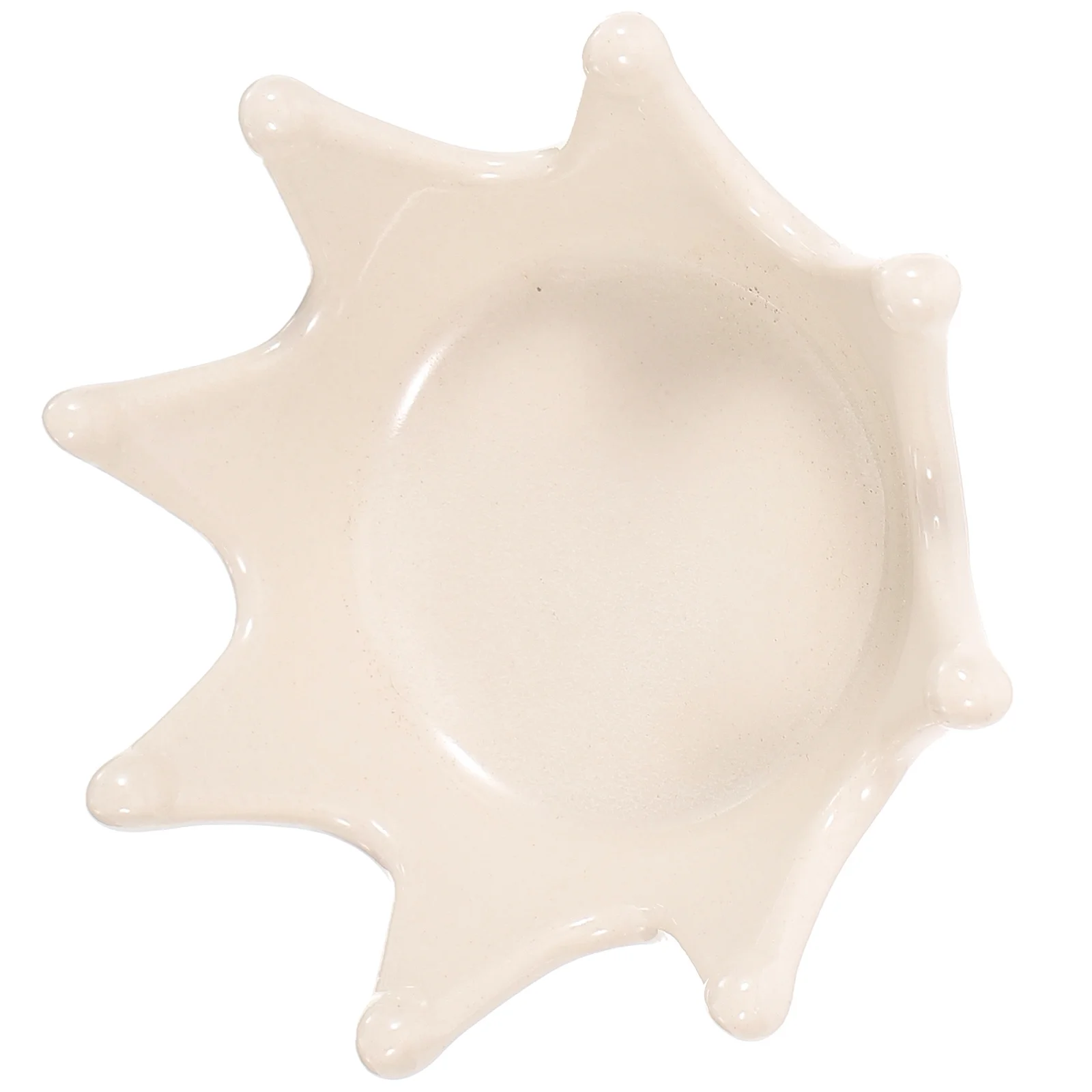 Keramik-Schmuckschale in Kronenform, elegantes Schmuck-Organizer-Tablett, Schmuckstück-Display für Halsketten, Ringe, Armbänder, Heimdekoration