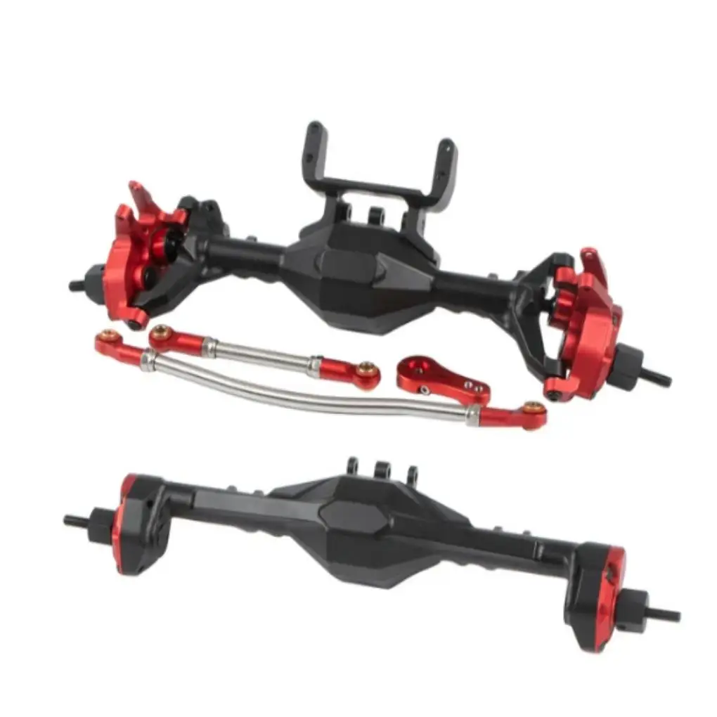 

1x 1 10 Front Rear Axle RC Upgrade Part Aluminum Alloy Protector Rc Front Rear Axle For Axial SCX10 RC Car Part