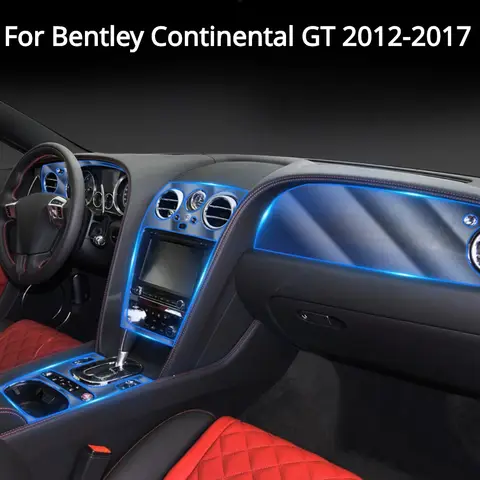 Bentley Continental GT 2012-2017 인테리어 액세서리 필름 투명 TPU 기어 패널 GPS 센터 콘솔 PPF 보호