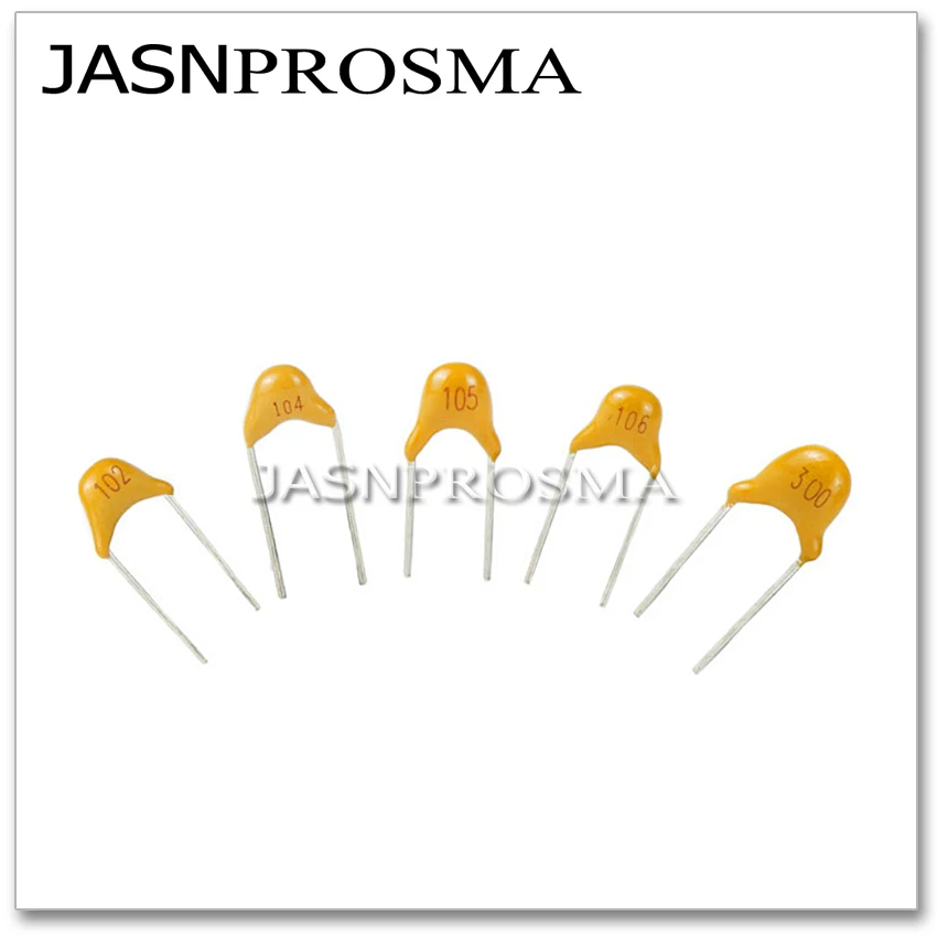 JASNPROSMA CT4 الملعب 5.08 مللي متر مكثف سيراميك متجانس 1000 قطعة 50V 4.7NF 5.6NF 6.8NF 8.2NF 10% K 20% M 472 562 682 822